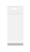 Sachets Cavalier refermables à transparence cristalline 12.5 x 34.2cm (100 Pièces) [HB413]
