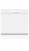Sachets Cavalier refermables à transparence cristalline. Fermeture sécurisée 31.8 x 30.9cm (100 Pièces) [HB12XPC]