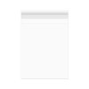 Sacs Plastiques 29,7 x 36,5cm Refermables par un Rabat Adhésif (100 Pièces) [B11M]
