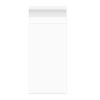 Sacs Plastiques 13,8 x 34,6cm Refermables par un Rabat Adhésif (100 Pièces) [B5X13]