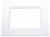 Double Passe Partout Blanc éclatant/Blanc éclatant 8 x 26.25cm pour le découpage intérieur. 27.9 x 35.6cm (25 Pièces) [MD30025]