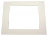 Passe partout Crème 7.5 x 11.5cm pour le découpage intérieur. 30.5 x 40.6cm (25 Pièces) [MS30042]