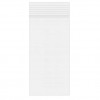 sachets zip à transparence cristalline 15,2 x 30,5cm (100 Pièces) [ZC612]