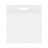 sachets zip à transparence cristalline + trou de suspension européen 31,8 x 31,8cm (100 Pièces) [ZE12H]