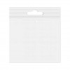 sachets zip à transparence cristalline + trou de suspension européen + trou d'aération 10,2 x 10,2cm (100 Pièces) [ZE44V]