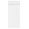 Sacs zip à transparence cristalline avec rond pour suspension 15,2 x 25,4cm (100 Pièces) [ZR610]