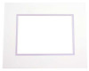 Double Passe Partout Ivoire/Argent 7 x 12cm pour le découpage intérieur. 12.7 x 17.8cm (10 Pièces) [MD20059]