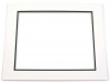 Double Passe Partout Ivoire/Vert Foncé 7 x 12cm pour le découpage intérieur. 12.7 x 17.8cm (10 Pièces) [MD20057]