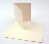 Cartes vierges plates Mohawk 100% recyclée Crème 14.0 x 10.8cm (50 Pièces) [PF21A]