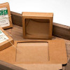 boite en kraft marron avec fenêtre 10.5 x 2.2 x 10.5cm (25 Pieces) [WKR245]