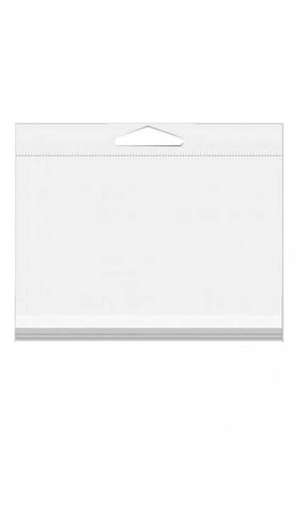Sachets Cavalier refermables à transparence cristalline 10.2 x 7.6cm (100 Pièces) [HB4X3]