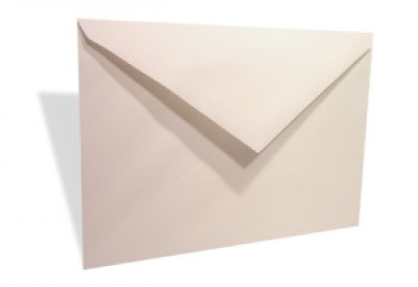 Enveloppes à Texture Lin, Blanche 16.5 x 12.1cm (50 Pièces) [E210]