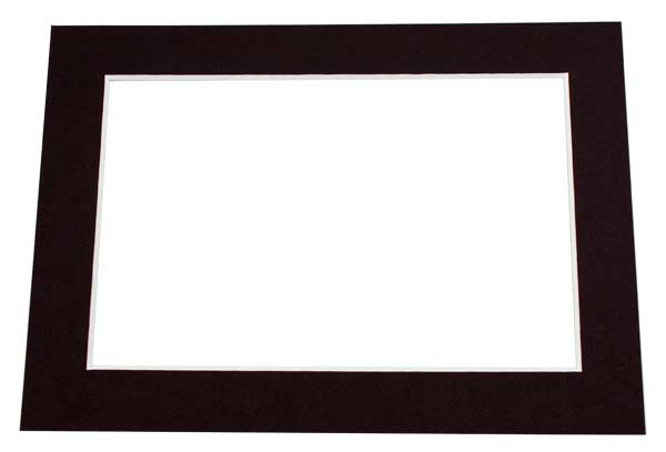 Passe partout Noir 8 x 10.5cm pour le découpage intérieur. 27.9 x 35.6cm (25 Pièces) [MS30022]