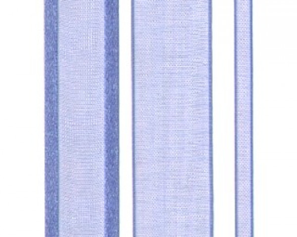 Ruban Mono bleu fumé 1.5cm x 23 mètres  (1 Pièce)   [RIBSMK]
