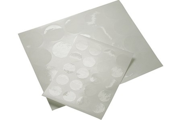 Gommettes ronde à transparence cristalline de 3,18 cm de diamètre (25 Pièces) [CS5]