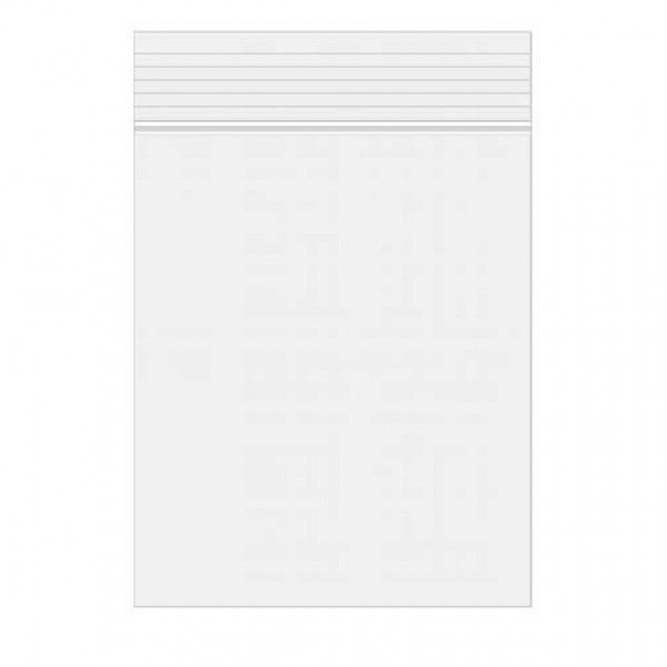 Sachets zip à transparence cristalline 100 Micron 12,7 x 30,5cm (100 Pièces) [Z4C46]