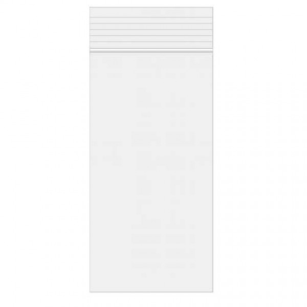 sachets zip à transparence cristalline 15,2 x 30,5cm (100 Pièces) [ZC612]