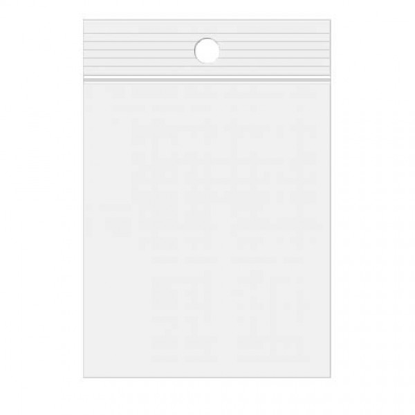 Sachets zip à transparence cristalline avec rond pour suspension 30,5 x 38,1cm (100 Pièces) [ZR1215]