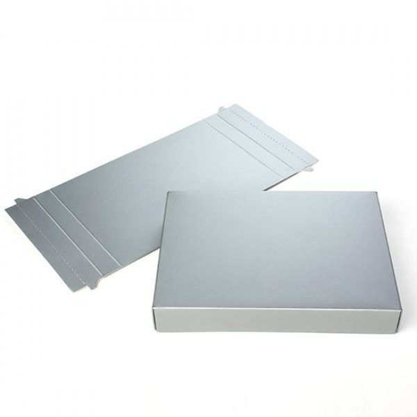 Boite en Carton grise 13.7 x 2.5 x 19.1cm (25 Pièces) [GY15]