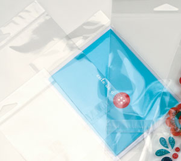 Sachets Cavalier refermables à transparence cristalline 7 x 8.9cm (100 Pièces) [HB23PC]