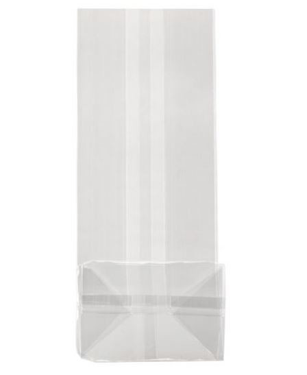 Sacs à fond carré Qualité Supérieure Eco avec soufflet 5,1 x 3,8 x 12,7cm (100 pièces) [CFBG3]