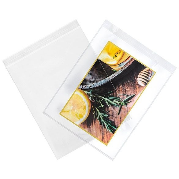 Sacs Plastiques 41,8 x 51cm Refermables par un Rabat Adhésif (100 Pièces) [B16]