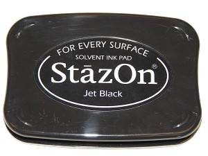 Tampon encreur noir StazOn
