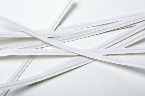 Papier Armé - lien blanc 10.2 x .4cm (1000  Pièces) [TT4WH]