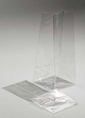 Sacs à fond carré Qualité Supérieure Eco avec soufflet 10,2 x 7,6 x 26,7cm (100 pièces) [CFBG5]