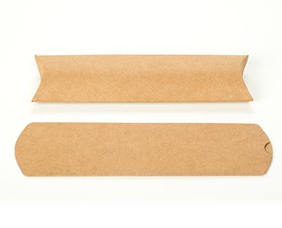 Petites boites berlingot en kraft 5.1 x 1.9 x 17.8cm (25 Pièces) [KPB101]