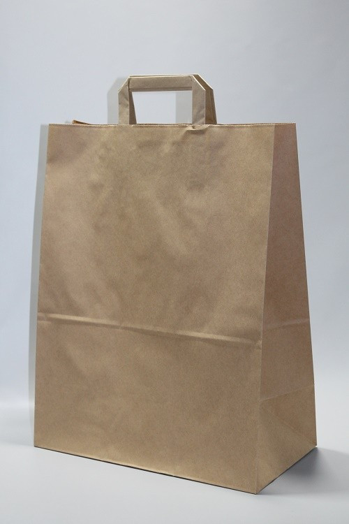 Paper Bags Brown Kraft 90 g/qm 32x11x40 cm (50 pcs) [PADB9040]