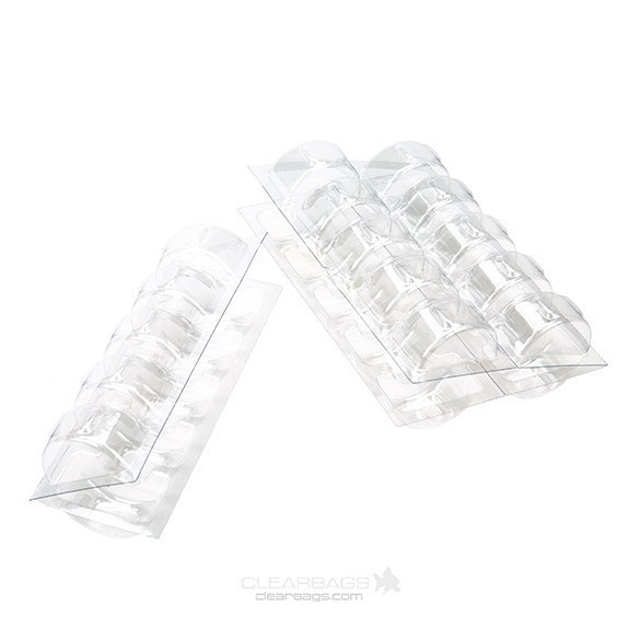 Alvéoles pour boites Macaron à transparence cristalline 32.3 x 18.7cm (10 Pièces) [FPBI261]