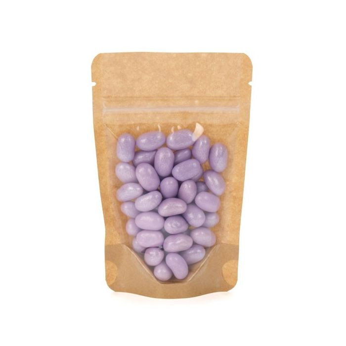Doypack en papier Kraft avec transparence, 8 x 5 x 13 cm (28 g) (100 Pieces) [ZBGKC1]