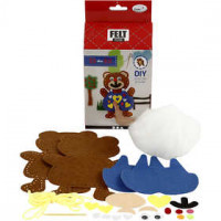 Funny Friends, dim. 14x20 cm, Nounours - Bob, 1set [HOB-100703]
