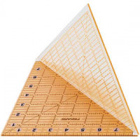Règle pliable, dim. 20,3x20,3 cm, 1 pièce, transparent [HOB-1023903]