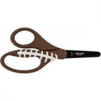 Ciseaux pour enfants, L: 13,5 cm, l: 6,5 cm, rugby, 1pièce [HOB-1023914]