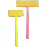 Pinceaux éponges, l: 5+8 cm, 20assortis [HOB-10452]