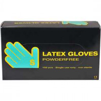 Gants de latex, dim. small , latex, 100pièces [HOB-13222]