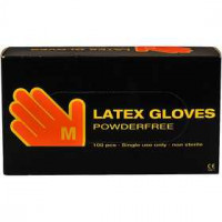 Gants de latex, dim. medium , latex, 100pièces [HOB-13224]