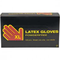Gants de latex, dim. x-large , latex, 100pièces [HOB-13228]