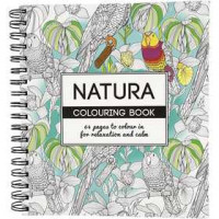Livre de coloriage anti-stress, dim. 19,5x23 cm,  64 pages, nature, 1pièce [HOB-19262]