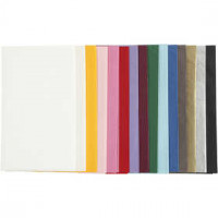 Papier de soie, feuille 50x70 cm,  14 gr, Couleurs assorties, 30flles [HOB-20092]