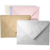Enveloppes couleur, C6 11,5x16 cm, Couleurs assorties, 120pièces [HOB-20619]