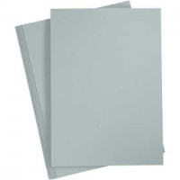 Card, A4 210x297 mm, 220 g, 10 pcs, grey [HOB-219026]