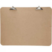 Plaque à pince XL, dim. 75x100 cm, épaisseur 5 mm, MDF, 1pièce [HOB-22184]