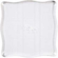 Semelle en acrylique, dim. 10x10 cm, 1pièce [HOB-24010]