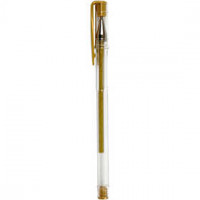 Stylo à encre gel, largeur de trait: 0,8 mm, or, 6pièces [HOB-25107]