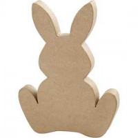 Lapin de Pâques, h: 25 cm, profondeur 2,5 cm, 1pièce [HOB-26517]