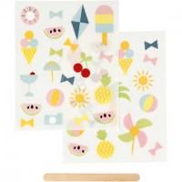 Rub-on Sticker, sheet 12.2x15.3 cm, 1 pack [HOB-283962]