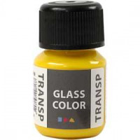 Glass Color transparente, jaune citron, 35ml [HOB-31671]